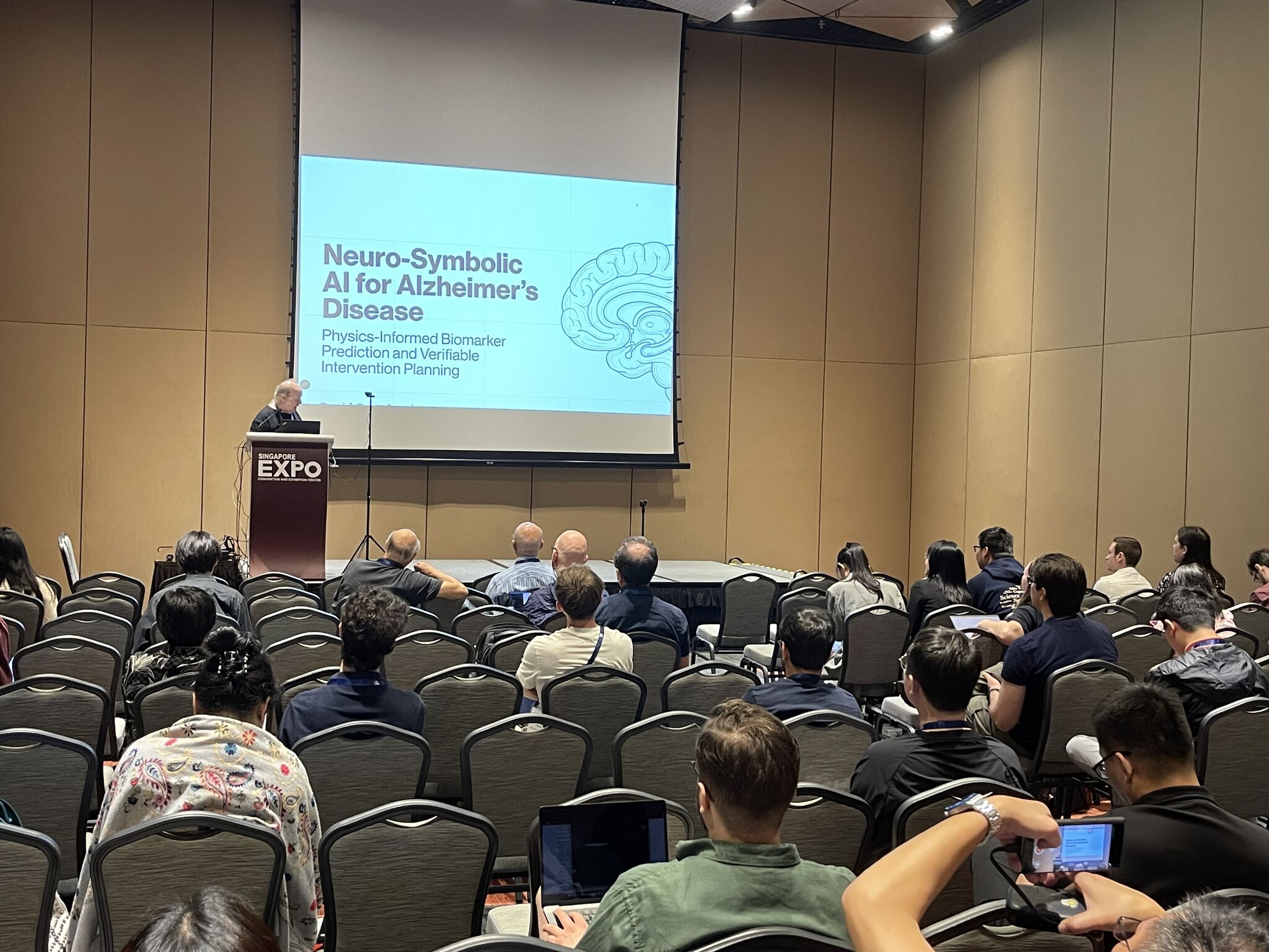 David Scott Lewis at AAAI-26 Singapore